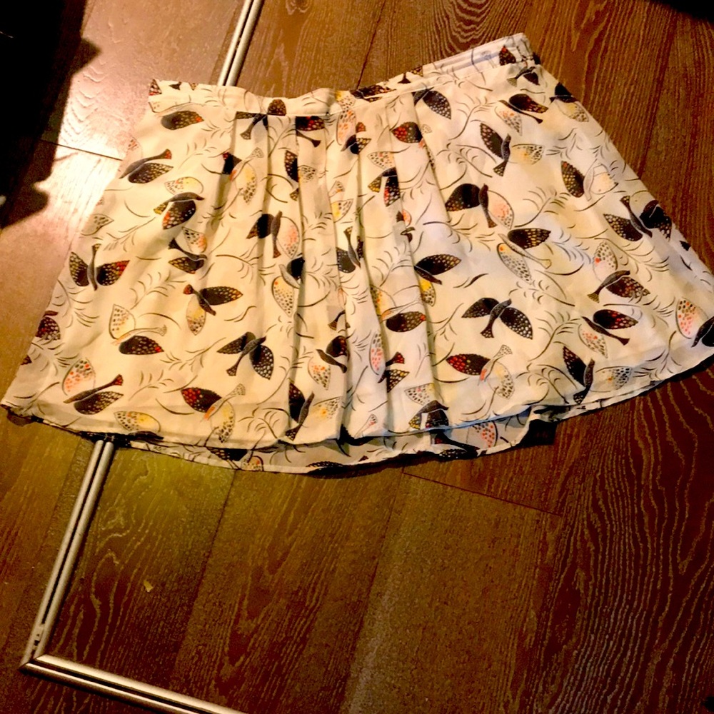 Birdie pleated skirt